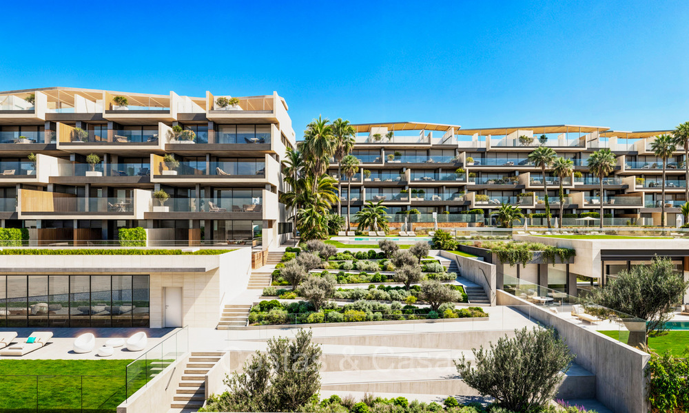 Nouveaux appartements et maisons de charme dans un complexe de première ligne de plage à vendre à Manilva sur la Costa del Sol 73491