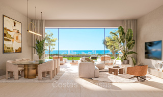 Nouveaux appartements et maisons de charme dans un complexe de première ligne de plage à vendre à Manilva sur la Costa del Sol 73492 