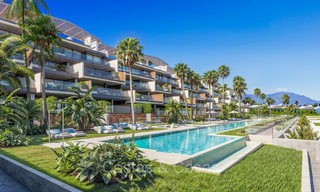 Nouveaux appartements et maisons de charme dans un complexe de première ligne de plage à vendre à Manilva sur la Costa del Sol 73501 