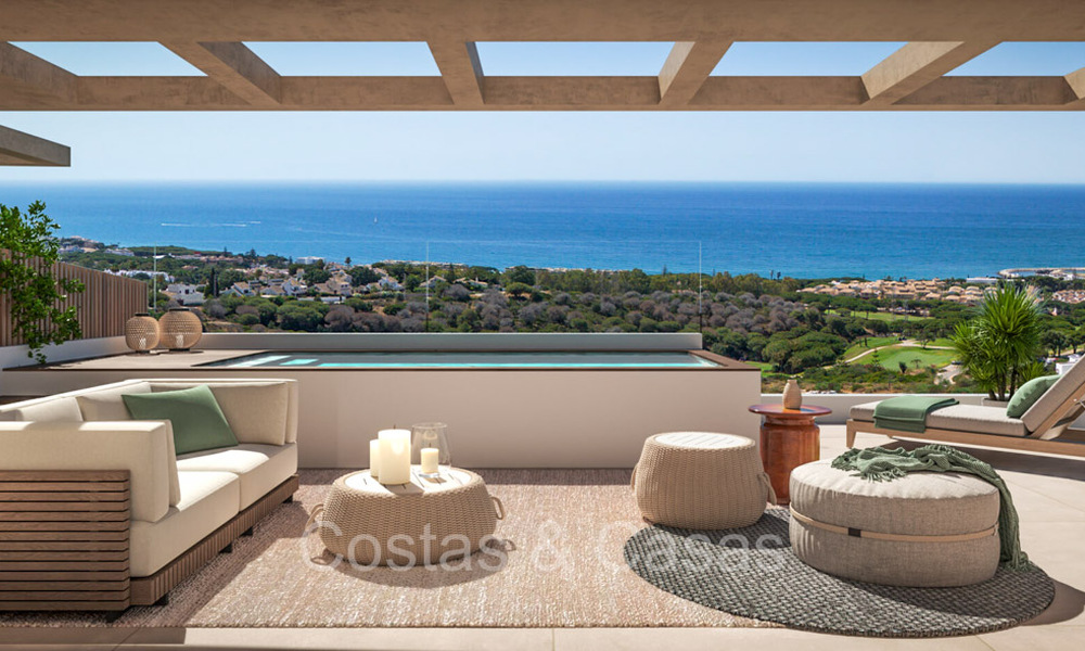 Appartements sophistiqués de nouvelle construction avec vue panoramique sur la mer à vendre à Cabopino, Marbella 73546