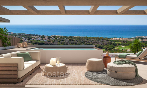 Appartements sophistiqués de nouvelle construction avec vue panoramique sur la mer à vendre à Cabopino, Marbella 73546