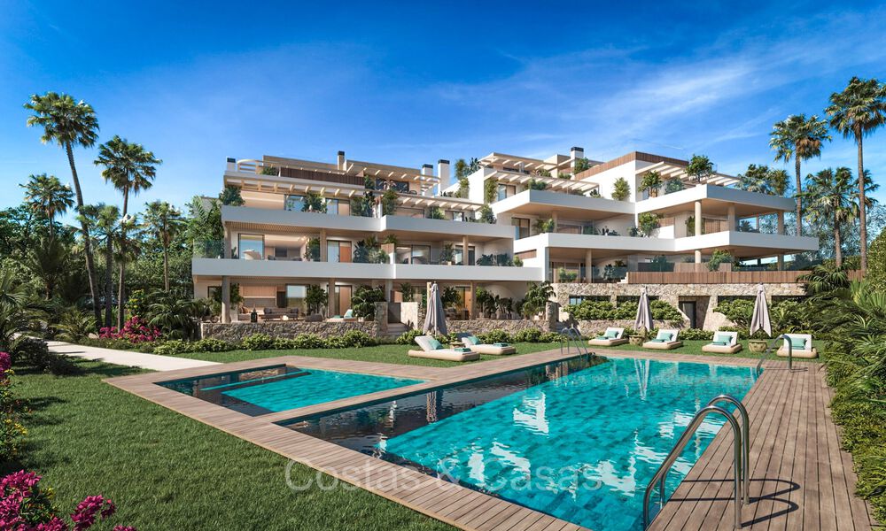 Appartements sophistiqués de nouvelle construction avec vue panoramique sur la mer à vendre à Cabopino, Marbella 73548