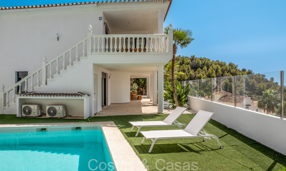 Belle villa contemporaine de style méditerranéen à vendre avec vue panoramique sur la mer dans les collines de Mijas, Costa del Sol 73638