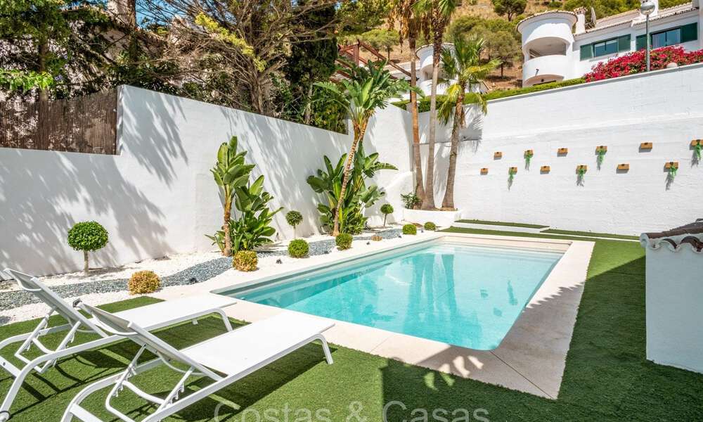 Belle villa contemporaine de style méditerranéen à vendre avec vue panoramique sur la mer dans les collines de Mijas, Costa del Sol 73639