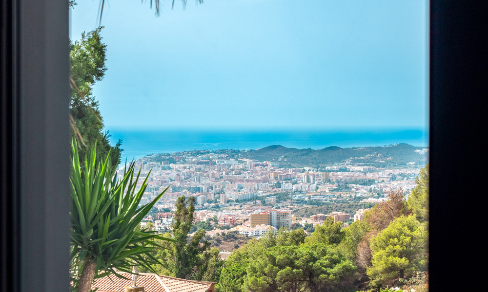 Belle villa contemporaine de style méditerranéen à vendre avec vue panoramique sur la mer dans les collines de Mijas, Costa del Sol 73649