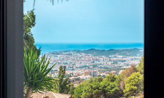 Belle villa contemporaine de style méditerranéen à vendre avec vue panoramique sur la mer dans les collines de Mijas, Costa del Sol 73649 