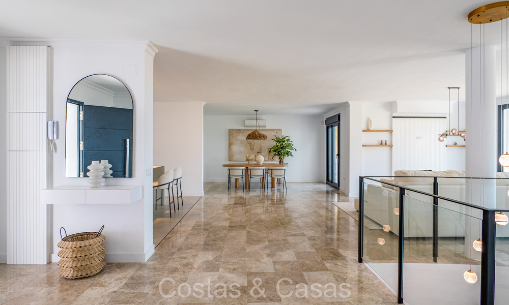 Belle villa contemporaine de style méditerranéen à vendre avec vue panoramique sur la mer dans les collines de Mijas, Costa del Sol 73653