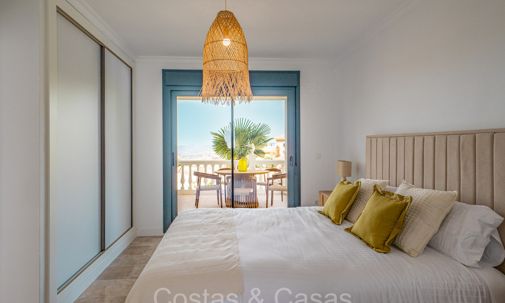 Belle villa contemporaine de style méditerranéen à vendre avec vue panoramique sur la mer dans les collines de Mijas, Costa del Sol 73655