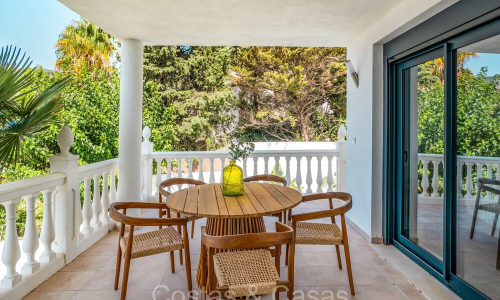 Belle villa contemporaine de style méditerranéen à vendre avec vue panoramique sur la mer dans les collines de Mijas, Costa del Sol 73660