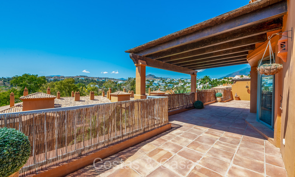 Magnifique penthouse d'angle avec des vues magnifiques à vendre dans un complexe fermé de Benahavis - Marbella 73736