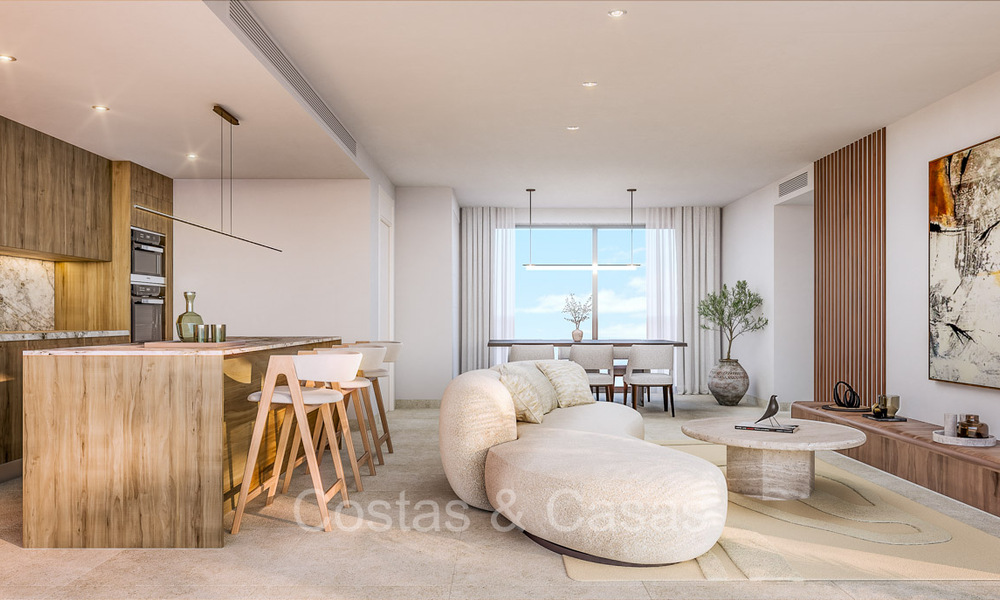 Nouveau sur le marché. Appartements élégants avec vue phénoménale sur la mer à vendre dans un complexe de luxe à Fuengirola, Costa del Sol 74358