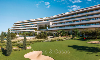 Nouveau sur le marché. Appartements élégants avec vue phénoménale sur la mer à vendre dans un complexe de luxe à Fuengirola, Costa del Sol 74366 