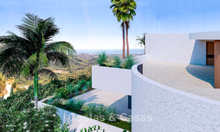 Villa design avec vue panoramique sur la mer à vendre dans un complexe résidentiel fermé à Benahavis - Marbella 74910 