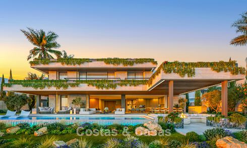 Impressionnantes villas de nouvelle construction à vendre avec vue sur la mer, le golf et la montagne à Benahavis - Marbella 74845