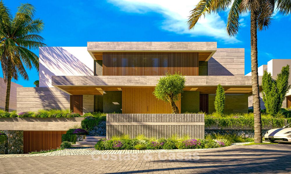 Impressionnantes villas de nouvelle construction à vendre avec vue sur la mer, le golf et la montagne à Benahavis - Marbella 74846