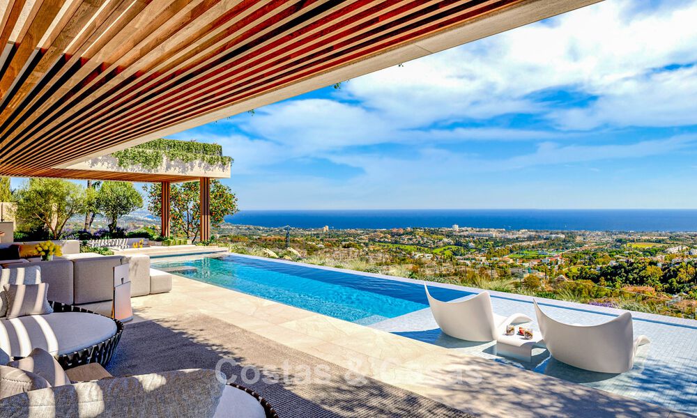 Impressionnantes villas de nouvelle construction à vendre avec vue sur la mer, le golf et la montagne à Benahavis - Marbella 74851