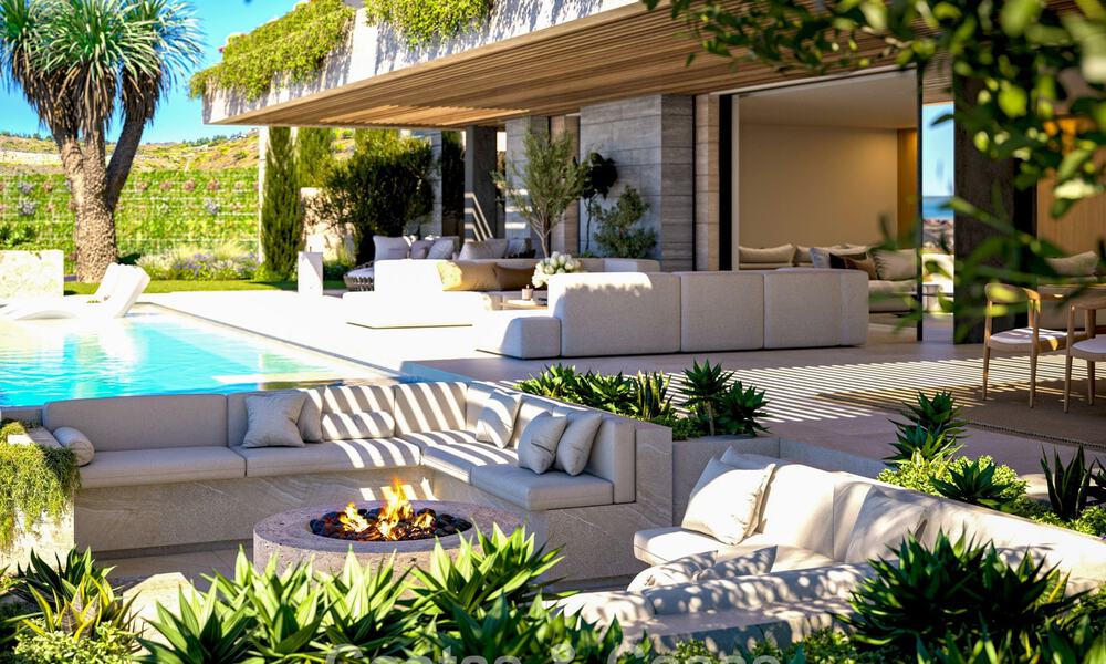 Impressionnantes villas de nouvelle construction à vendre avec vue sur la mer, le golf et la montagne à Benahavis - Marbella 74861