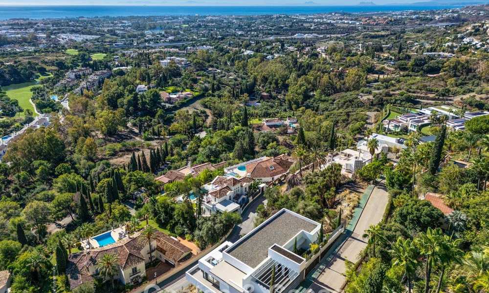 Villa de luxe moderniste à vendre, avec vue sur la mer dans une communauté fermée à Benahavis - Marbella 773609