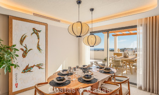 Penthouse prestigieux rénové avec vue panoramique sur la mer à vendre dans la vallée du golf de Nueva Andalucia, Marbella 773643 