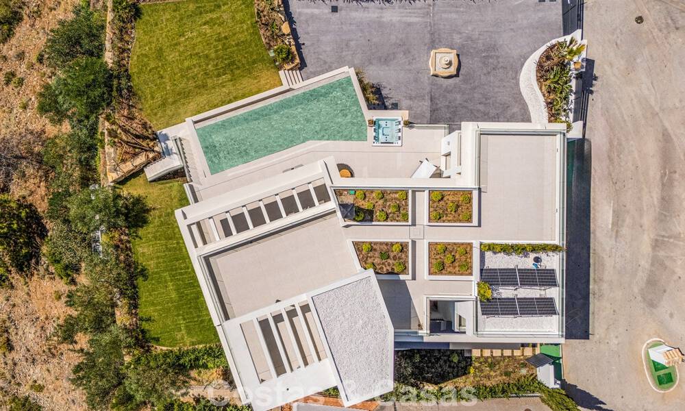 Villa de luxe neuve avec vue sur la mer à vendre dans une urbanisation sécurisée à La Quinta, Marbella - Benahavis 773682