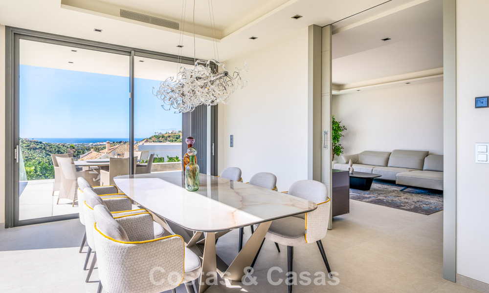 Villa de luxe neuve avec vue sur la mer à vendre dans une urbanisation sécurisée à La Quinta, Marbella - Benahavis 773686