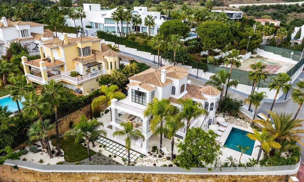 Villa prête à vivir avec un style architectural andalou contemporain à vendre dans la vallée du golf de Nueva Andalucia, Marbella 773856