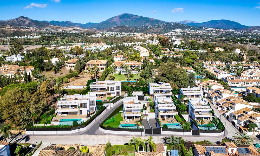 7 villas de luxe neuves à vendre à quelques pas d'un magnifique club de golf sur le New Golden Mile, Marbella - Estepona 773696