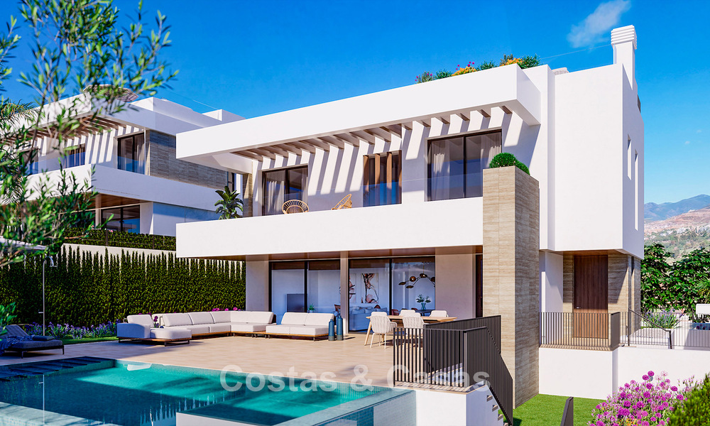 7 villas de luxe neuves à vendre à quelques pas d'un magnifique club de golf sur le New Golden Mile, Marbella - Estepona 773698