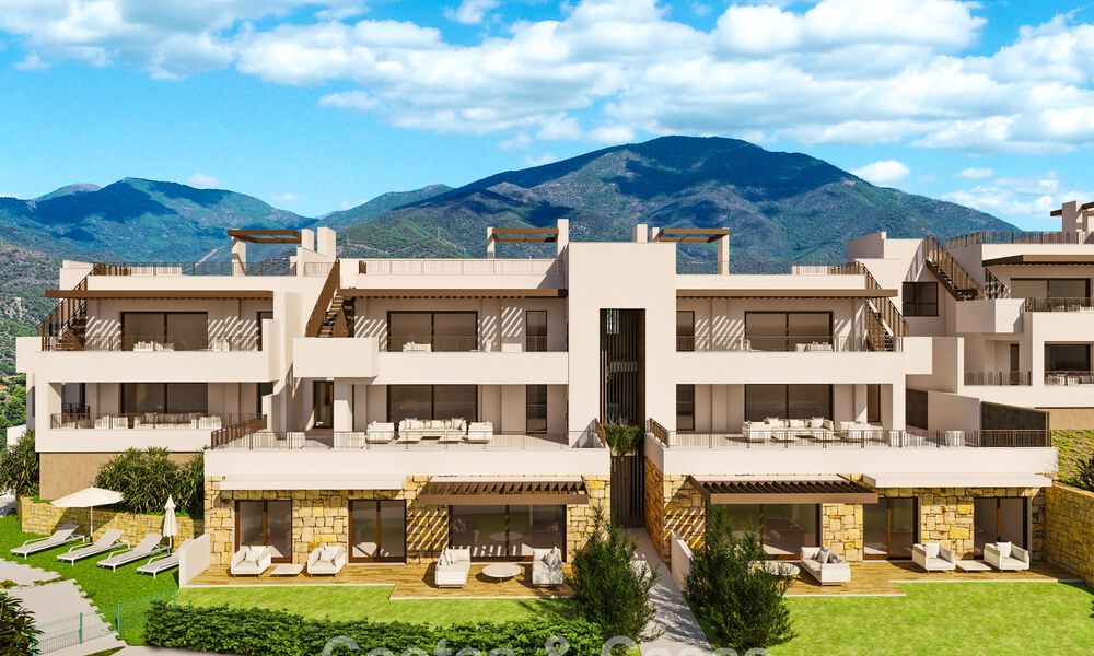 Appartements de luxe prêt à emménager avec un concept durable à vendre à Istan, près de Marbella sur la Costa del Sol 773850