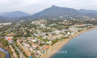 Prête à emménager, villa moderne de nouvelle construction à vendre à deux pas de la plage sur le Golden Mile de Marbella 774310 