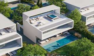 Villas design high-tech à vendre dans un environnement naturel sur le terrain de golf d'Estepona 774446 