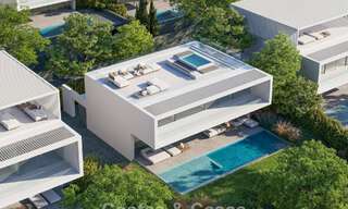 Villas design high-tech à vendre dans un environnement naturel sur le terrain de golf d'Estepona 774447 