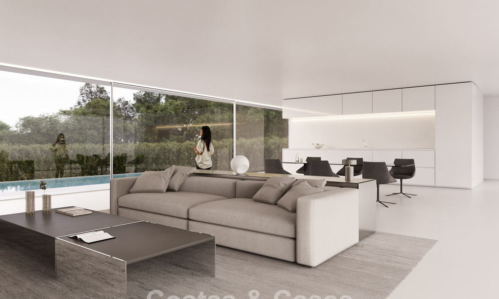 Villas design high-tech à vendre dans un environnement naturel sur le terrain de golf d'Estepona 774453