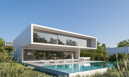 Villas design high-tech à vendre dans un environnement naturel sur le terrain de golf d'Estepona 774458