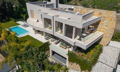 Villa design contemporaine à vendre à deux pas du terrain de golf, au cœur de Nueva Andalucía, Marbella 798451