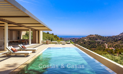 Villa design d'exception avec vue panoramique sur la mer à vendre à El Madroñal, Marbella - Benahavís 801882