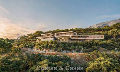 Villa d'architecte raffinée avec vue panoramique sur la mer à vendre dans les Collines de Marbella - Benahavís 804097